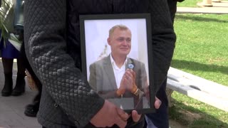 Ukraine's Lviv mourns victim of Russian missile attack