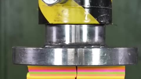 Why This Piece Of Paper 'Exploded' In A Hydraulic Press