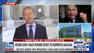 “Yes, Doctor Fauci Instituted a Cover Up” – Senator Rand Paul on Dr. Fauci’s Efforts to Hide Truth