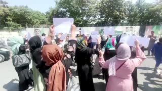 Kabul women protest as new Taliban government looms