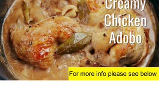 Simple Keto Chicken Recipes 😃 Creamy Chicken Adobo: Short 1 minute summary! 😃 #shorts