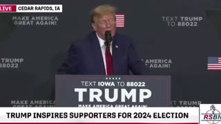 Trump Gets Teared Up up on Stage “What a Sad State of Affairs”