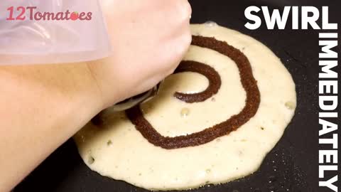 Cinnamon swirl pancakes!