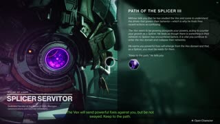 Destiny 2 - Season #14 - "Path of the Splicer III" - 08/2021