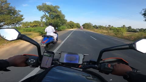 Bike Ride to Senji Fort | Hiking to Rajagiri Fort | KTM Duke 390
