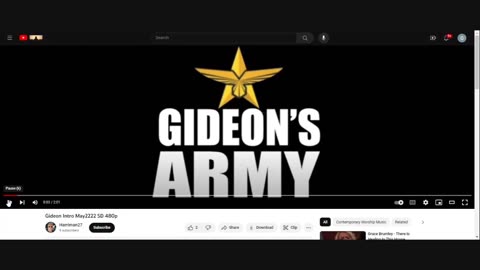 GIDEONS ARMY 9/9/23 SAT @ 930 AM EST