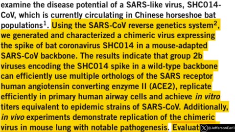 Covid is not a Bio Weapon. Right? #H5N1