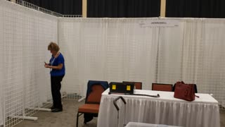 Setting up our booth pics for the IGES Show 2022