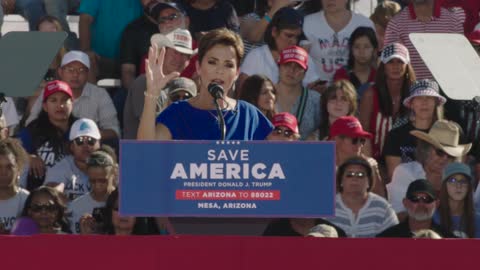 Kari Lake Delivers Fiery Speech at Save America Rally