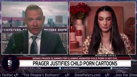 SHOCK: Dennis Prager Justifies Animated Child Porn: CON INC Host Says Child Porn Cartoons NOT EVIL