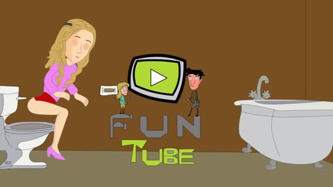 Fisherman and potty girl - potty animation ! Potty funny cartoon videos