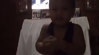 wow!!!!!my 1 yr old grandchild doing tiktok part 2