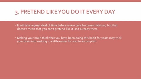 Success Habits - The Top 5 Tips To Trick Your Brain to Forming Succesful Habits