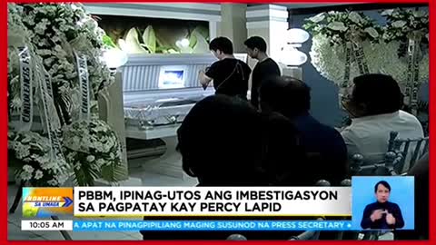 Pres. Marcos Jr., ipinag-utos ang imbestigasyon sa pagpatay kay Percy Lapid