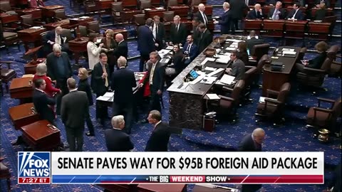 Senate one step closer to passing 'massive aid package' for Israel, Ukraine