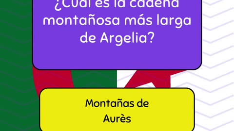 Quiz Sobre Argelia