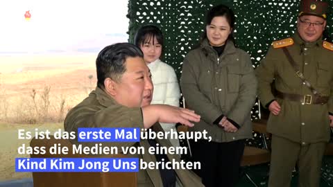 Nordkorea zeigt erstmals Tochter Kim Jong Uns | AFP