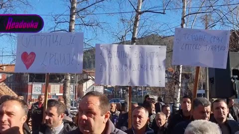 Serbs protest en masse in Kosovo's Strpce demanding end to Albanian terror