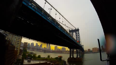 Time-lapse of NYC storm from Brooklyn