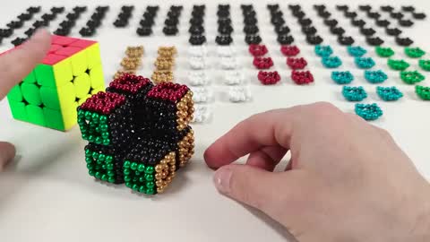 Rubik's Cube VS Monster Magnet _ Magnetic Games