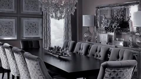 Unique Dining Table Design 2022 | Beautiful Dining Room Decoration | Wall Decoration | Dining Chairs