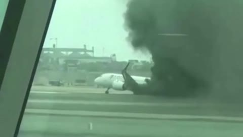 Plane taking off from Lima airport strikes firetruck on the runway, killing two firefighters