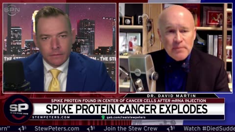 Dr David Martin: Cancer Rates EXPLODE From VAXX mRNA Spike Protein Found In Center Of Cancer Cells