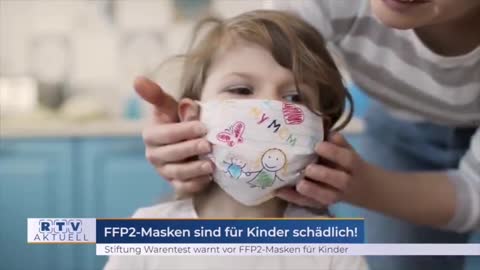 STIFTUNG WARENTEST - FFP2-MASKEN FÜR KINDER SCHÄDLICH&GEFÄHRLICH