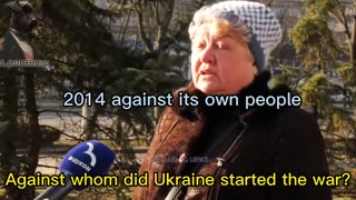 Ukrainians Know NATO Started The War