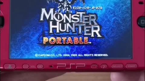 Monster Hunter Portable for the PSP Action RPG game the first of the Monster Hunter series for PSP