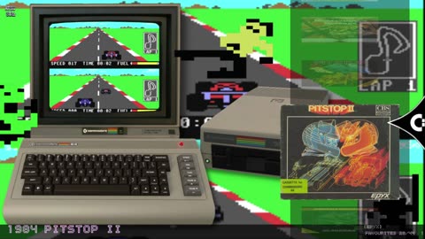 MyRetrozz Playz - Pitstop II - MyRetrozz C64 Mini
