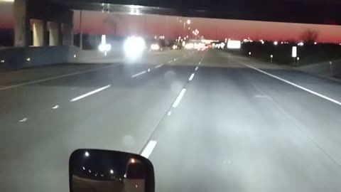 Road video driving in Chicago