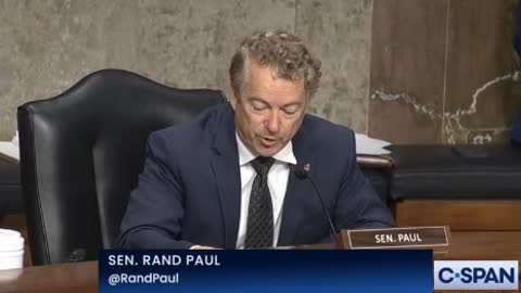 Senator Rand Paul Grills Fauci Over Smearing Fellow Epidemiologists