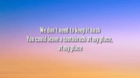 DNCE - Toothbrush (Lyrics Video)