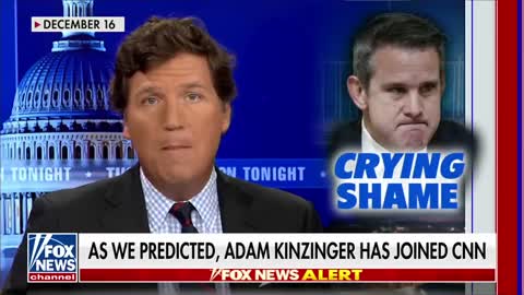 Tucker accurately predicts Adam Kinzinger's fate