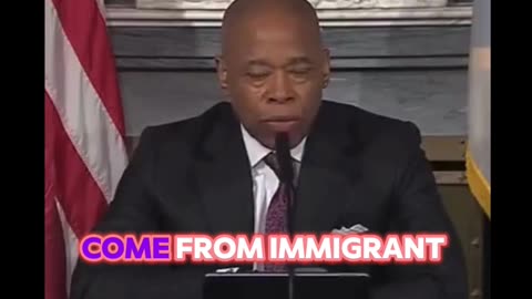 NYC Mayor Eric Adams defends illegals immigrants in NYC