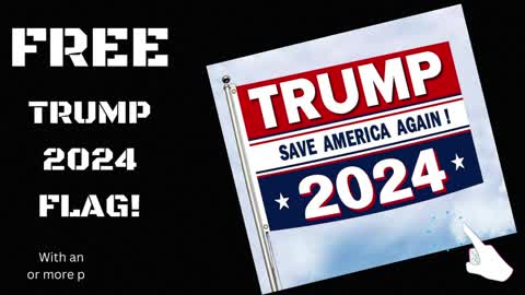 FREE Trump 2024 Flag