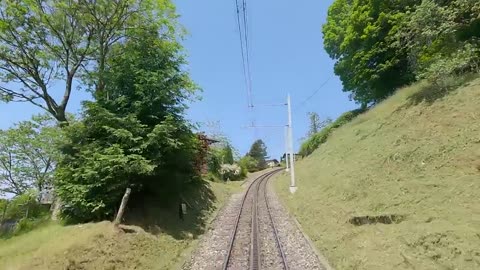 It is a live train video.