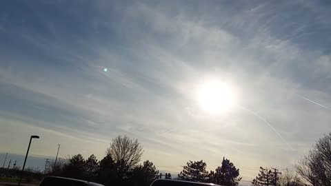NASTY CHEMTRAILS GEOENGINEERING OVER Strongsville OH USA BWW