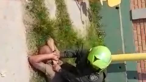 Video: Intentaron escapar de un retén en Girón pero chocaron contra un muro