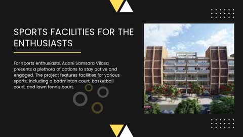 Luxurious Amenities at Adani Samsara Vilasa Gurgaon