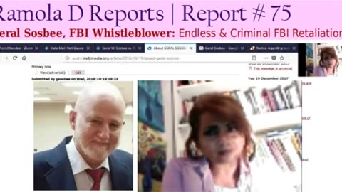 Ramola D Geral Sosbee FBI Whistleblower-Podcast 3 Endless and Criminal FBI Retaliation