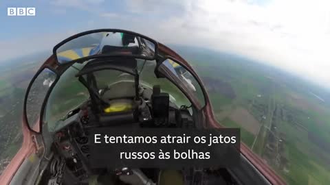 Guerra na Ucrânia: o piloto que 'caça' mísseis russos