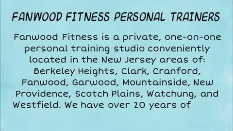 NJ personal trainers