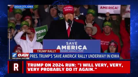 TRUMP on 2024 Run: I will very, very, very probably do it again