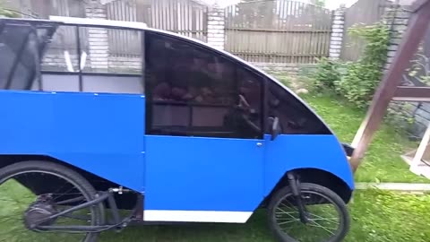 Четырехколесный веломобиль ч. 42 Four-wheeled velomobile h. 42