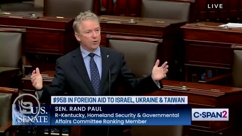 RAND PAUL GOES OFF OVER UKRAINE FUNDING: 'WE ARE FLAT OUT OF CASH!'