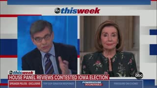 Pelosi on Iowa election