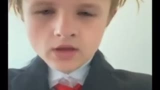 Kid Imitates Trump