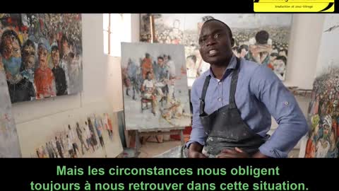 Leçon de vie - Obert Jongwe - Peintre en Afrique du Sud